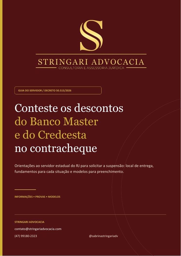 Capa do guia: Conteste os descontos do Banco Master e do Credcesta no contracheque